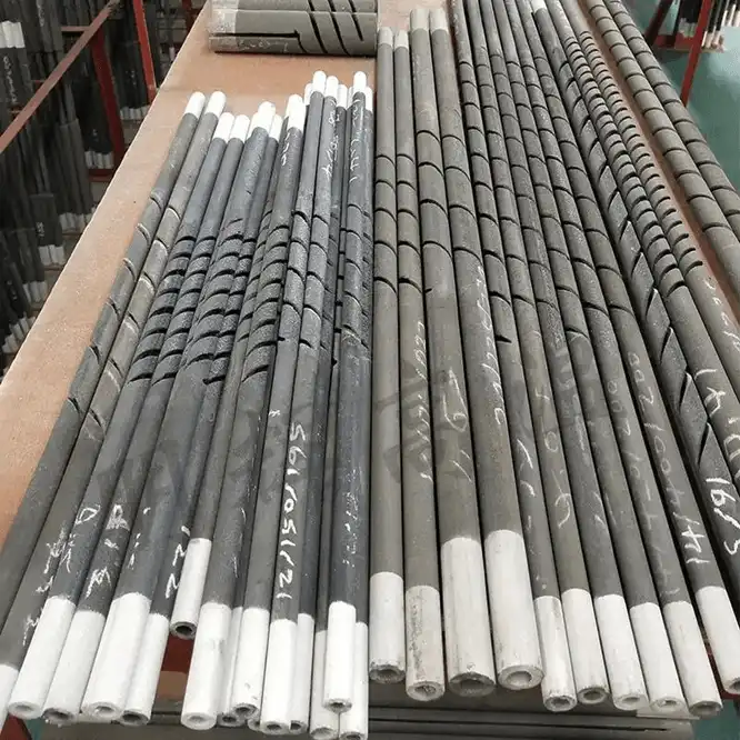 Single thread silicon carbon rod