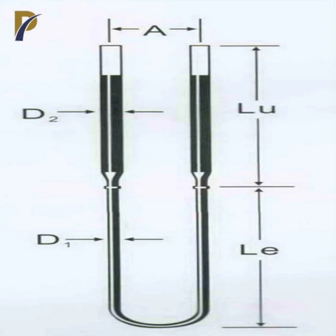 U type Silicon molybdenum heating element