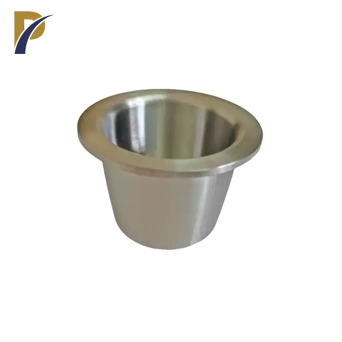 zirconium crucible with flanged