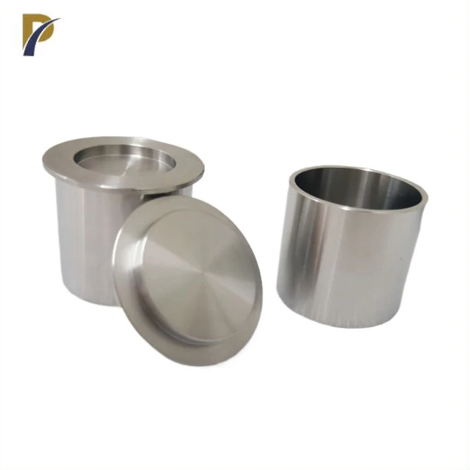 High Purity Zirconium Melting Crucible with lid High Purity Zirconium Melting Crucible with lid